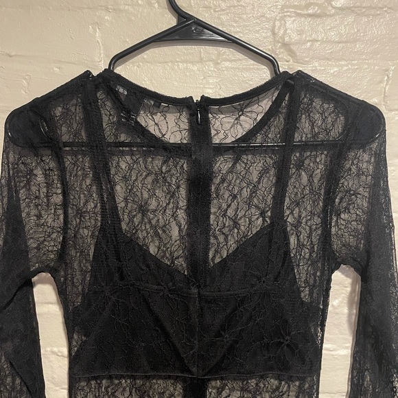 Lacy Black Dress - Picture 4 of 7